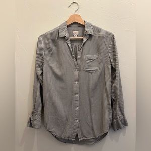 A New Day Grey Striped Shirt.